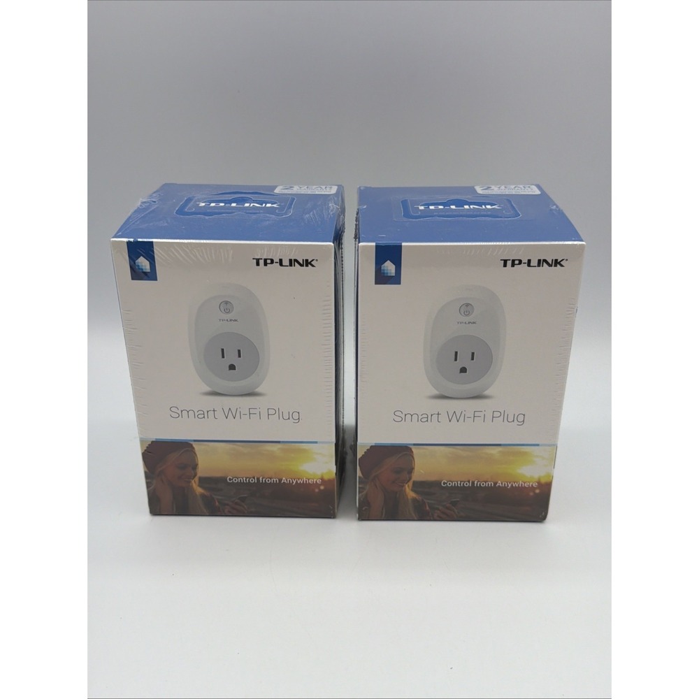 2X TP-Link HS100 Smart WiFi Plug Google Assistant & Amazon Alexa New Sealed
